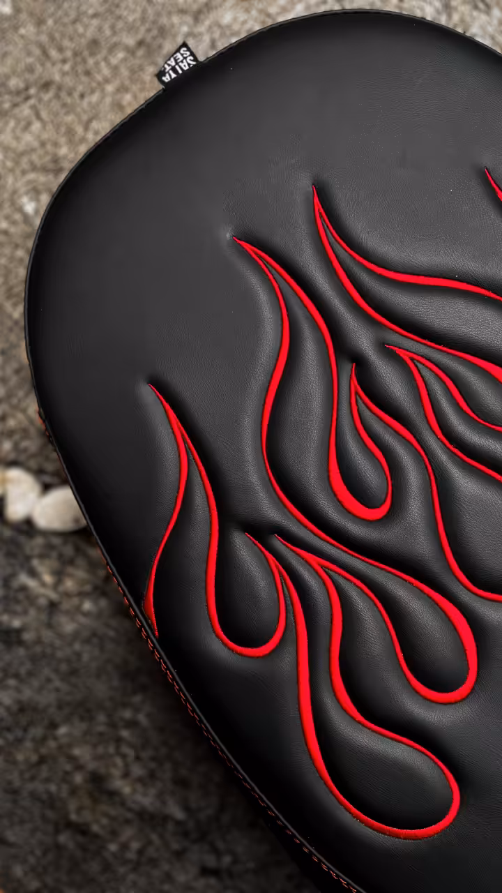 Lifestyle photography showcasing SATYA SEAT custom Vespa interiors and riding culture